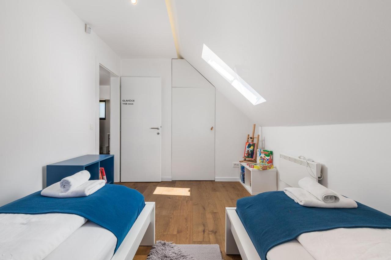 Modern Alpine Monsalbius Chalet Baske Ostarije Dış mekan fotoğraf